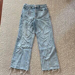 Dynamite Light Blue Wide Leg Jeans